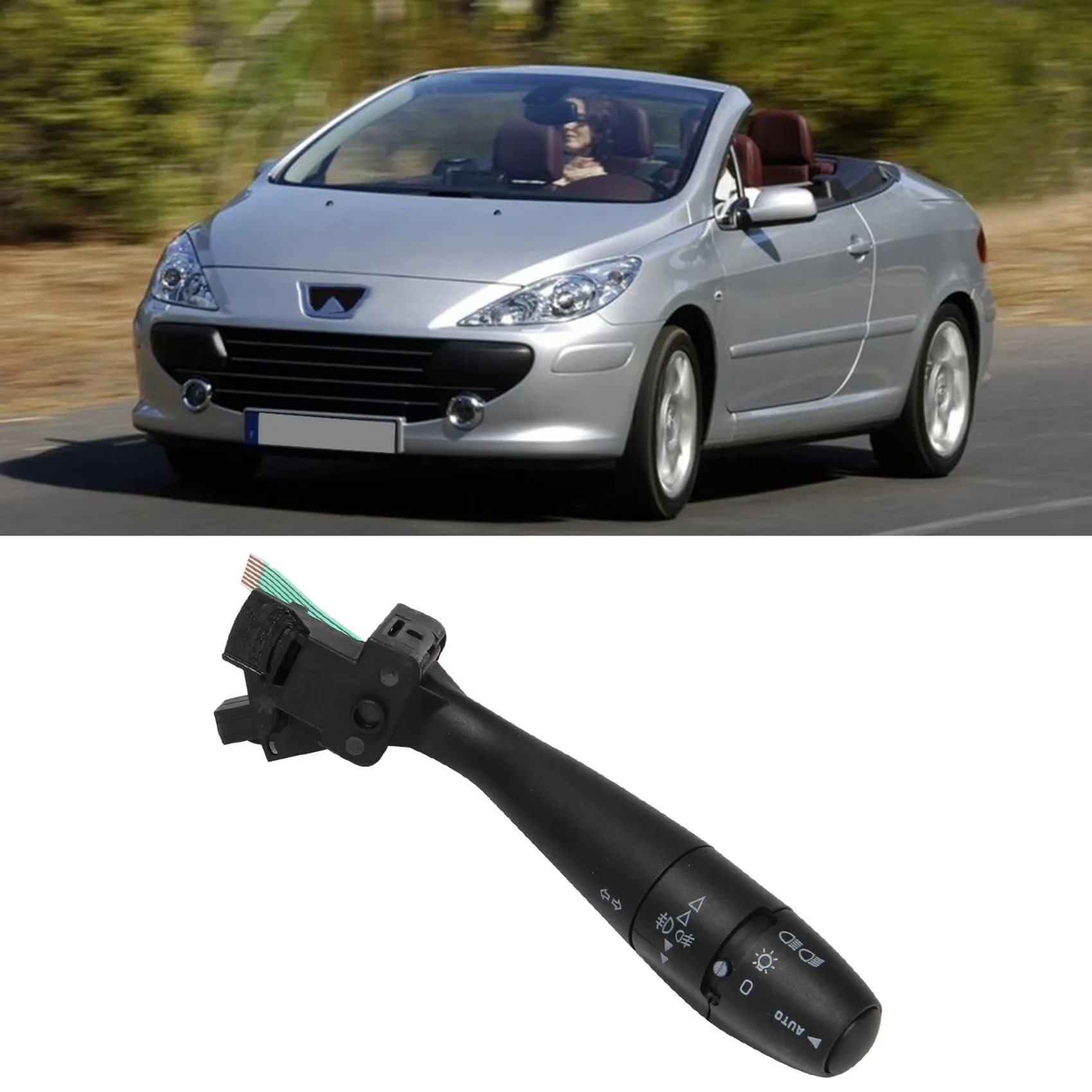 Auto Car Headlight Combination Wiper Handle Switch for Peugeot 307 206 207 408 308 Citroen