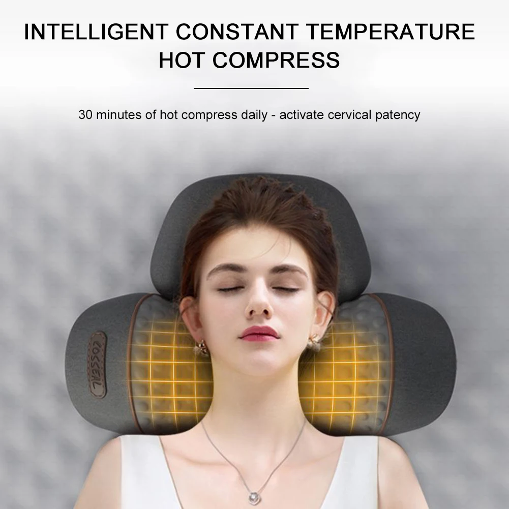 Electric Neck Massage Pillow Multi-Vibration Modes Neck Support For Relax