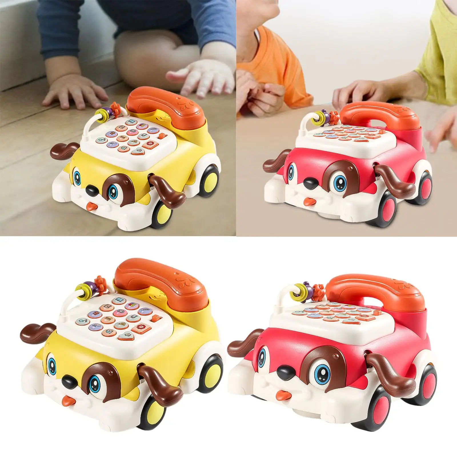 Simulation Phone Toys Telephone Story Toy Parent Child Interactive Toy Telephone Pretend Phone for Children Baby Interactive Toy