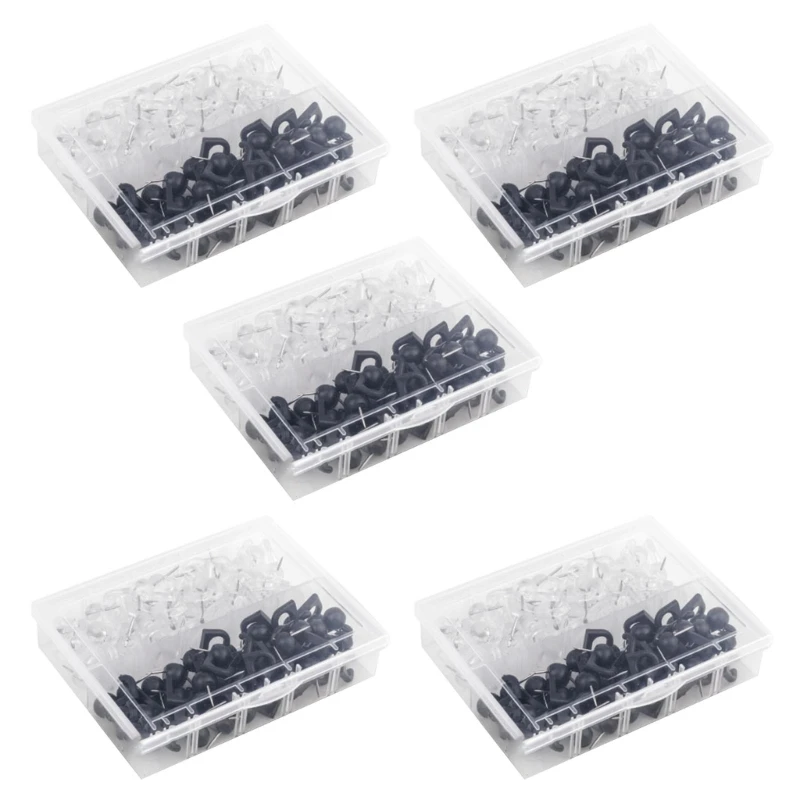 200/300Pcs Push Pin Hooks, Push Pin Hangers, Decorative Thumb Tacks Hooks For Wall Hanging, Bulletin Board Hook Pins