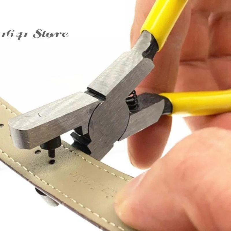 1 قطعة ثقب صنع لكمة كماشة لأحزمة جلدية حزام (استيك) ساعة ثقوب العيينة أداة 0.8 مللي متر