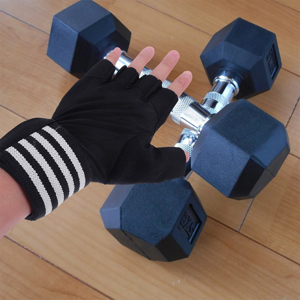 

1Pair Half Finger Fitness Gloves Breathable Anti-Slip Workout Gloves for Gym Weight Lifting Cycling Fishing Outdoor