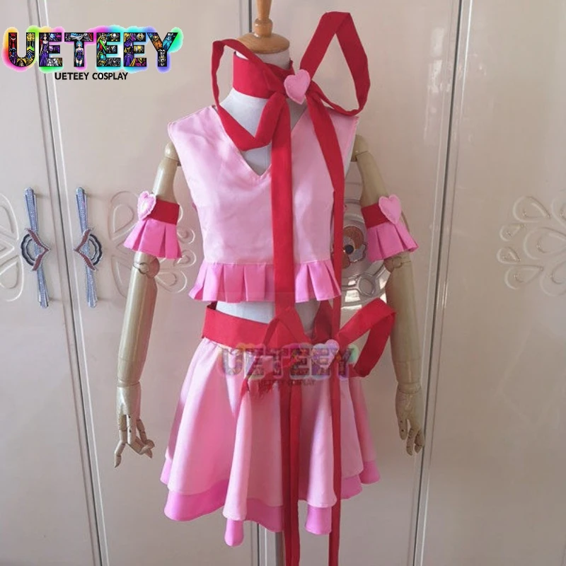 

UETEEY COS Shugo Chara Himeno Amu Ran Transformation Косплей Костюм Аниме Представление Хэллоуин Аниме Костюм Нестандартного Размера