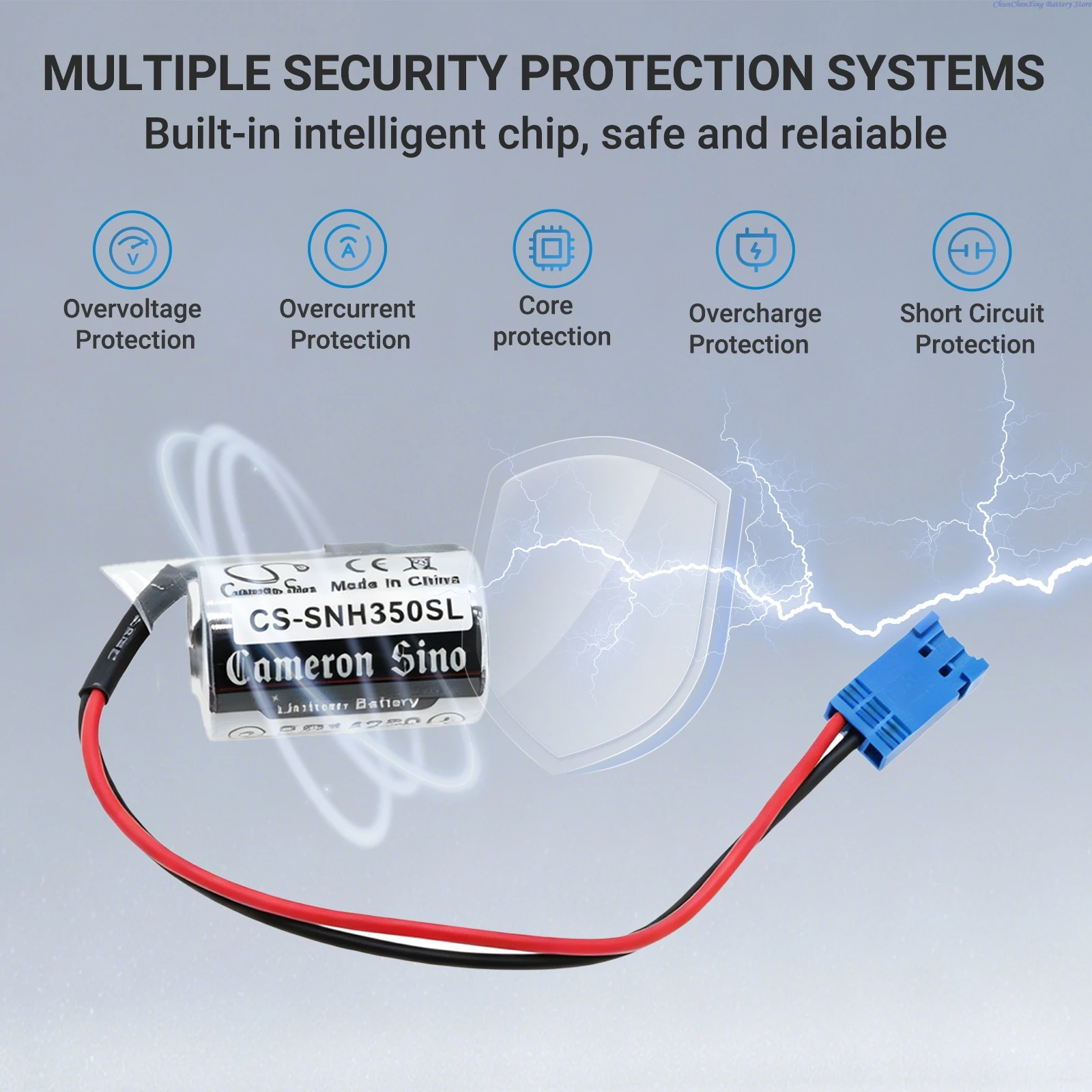 

Cameron Sino 3.6V 1200mAh Replacement PLC Battery for Sonnenschein Sonnecell SL-350