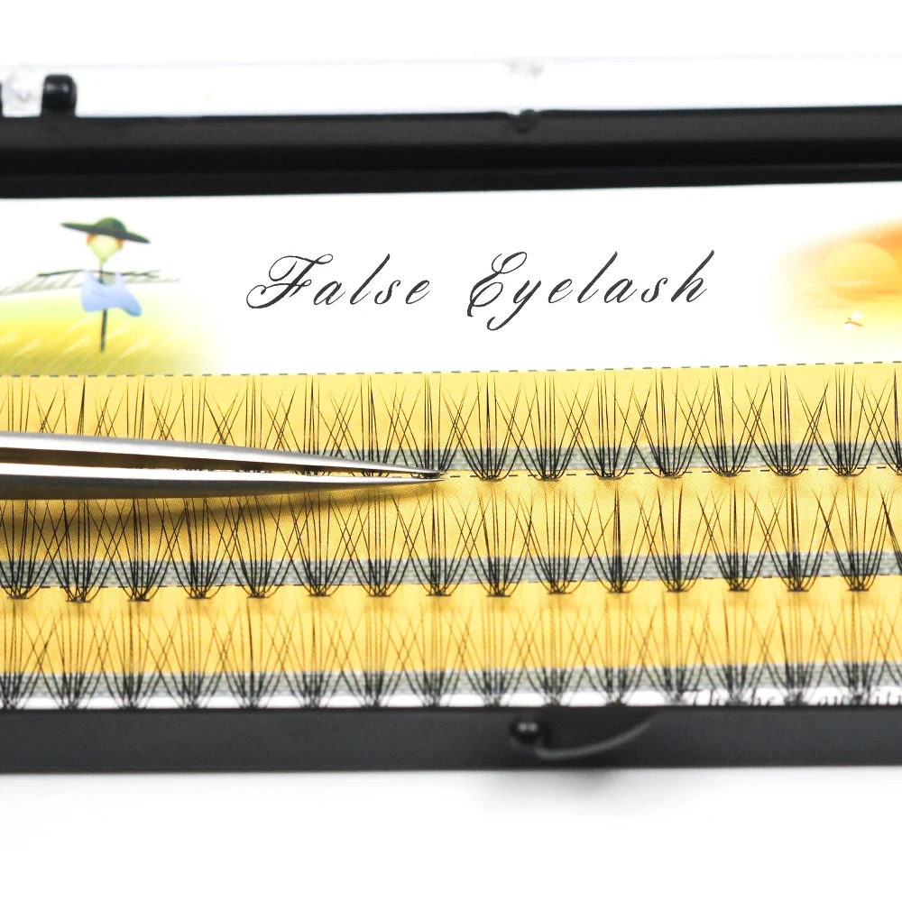 10D Individual Eyelash 60 Bundles/Box 0.1/0.07mm Eyelash Extension Natural Lash Clusters Makeup Eyelashes wholesale