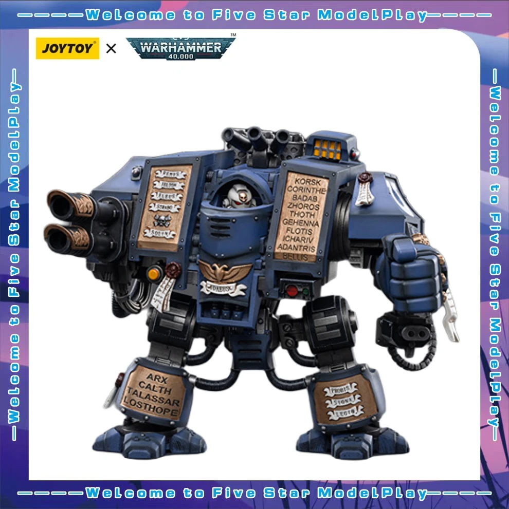 

【FS】 JOYTOY Warhammer 40K Space MarinesUltramarinesVenerable Dreadnought 1/18scale Figures Model Toys Gifts Collection