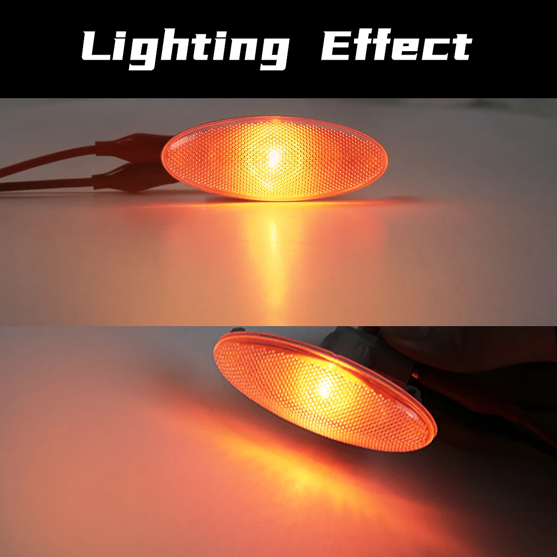 Car Front Bumper Fender Side Marker For Toyota Corolla Auris Yaris RAV4 2006 2007 2008 2009 2010 2011 Amber Turn Signal Lamp 12V view 3