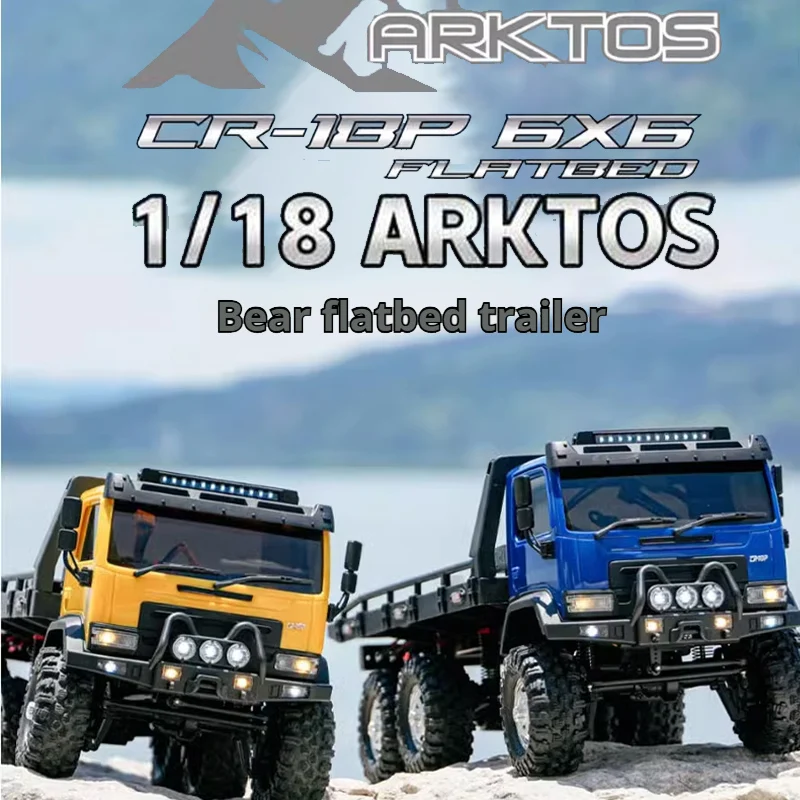 Hobby Plus CR18P  ARKTOS Big Bear 1/18 RC Remote Control Electric Flat Trailer 6x6 Off Road Climbing Vehicle Outdoor Toy