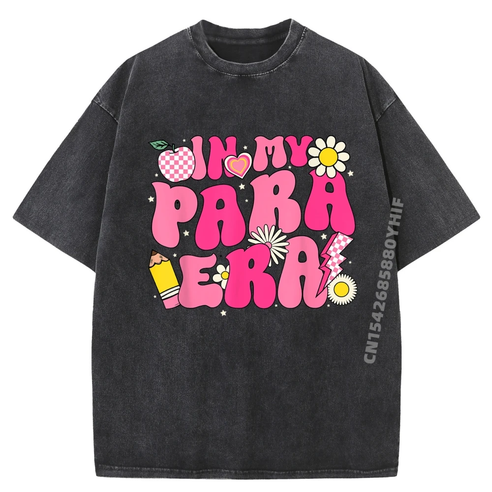 

Мужские забавные топы, футболки, осенняя мужская футболка In My Para Era, футболка с рисунком учителя, мужская мягкая стираная одежда