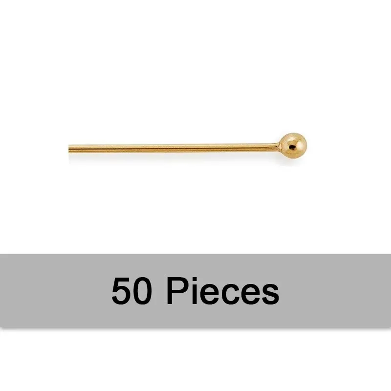 14K Gold Filled Nietstiften Naalden Voor Diy Earring Maken Sieraden Bevindingen