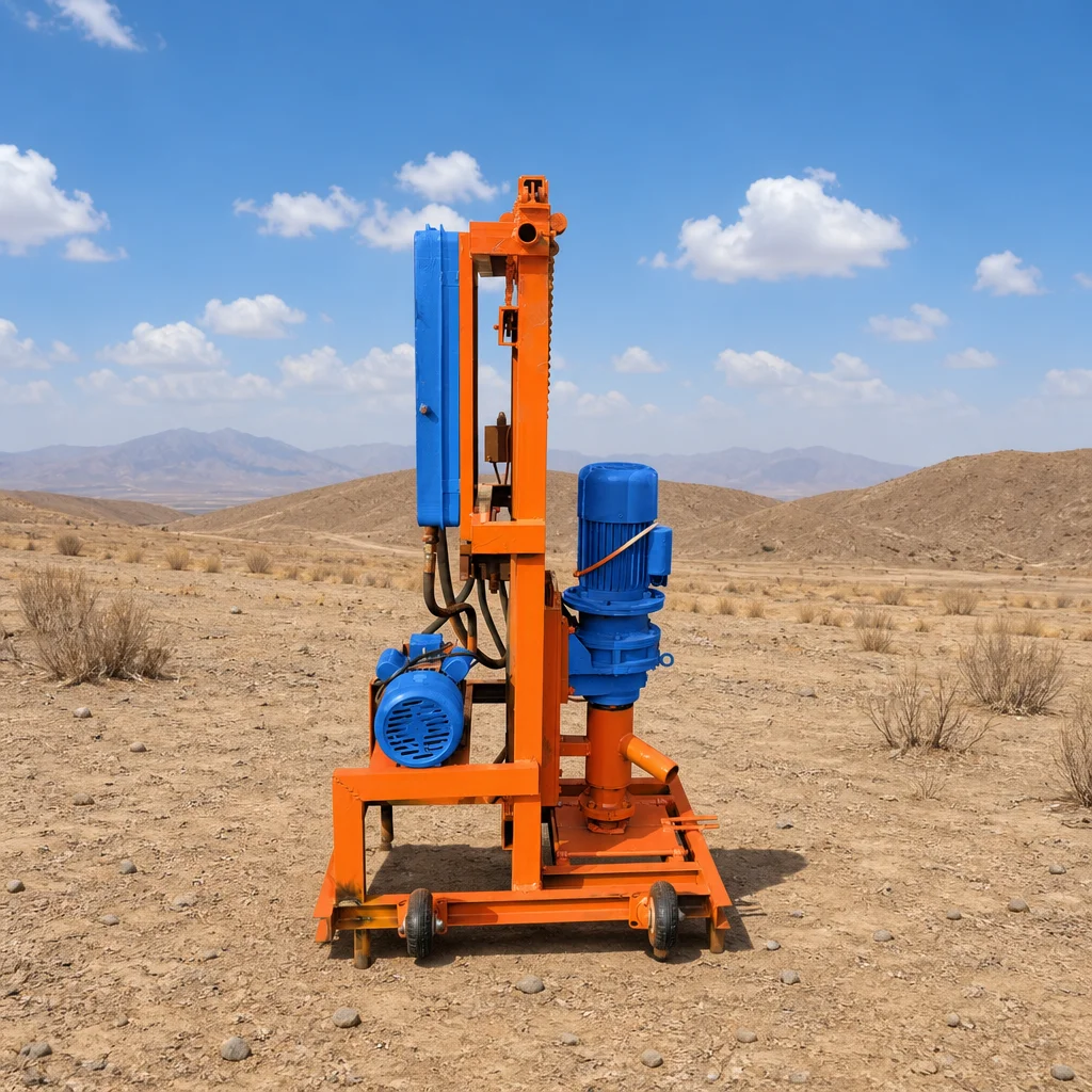 Customized Home Use Type Hydraulic System Labour Saving Water Well Drilling Rig 100m Drilling Depth for Livestock Water Supply