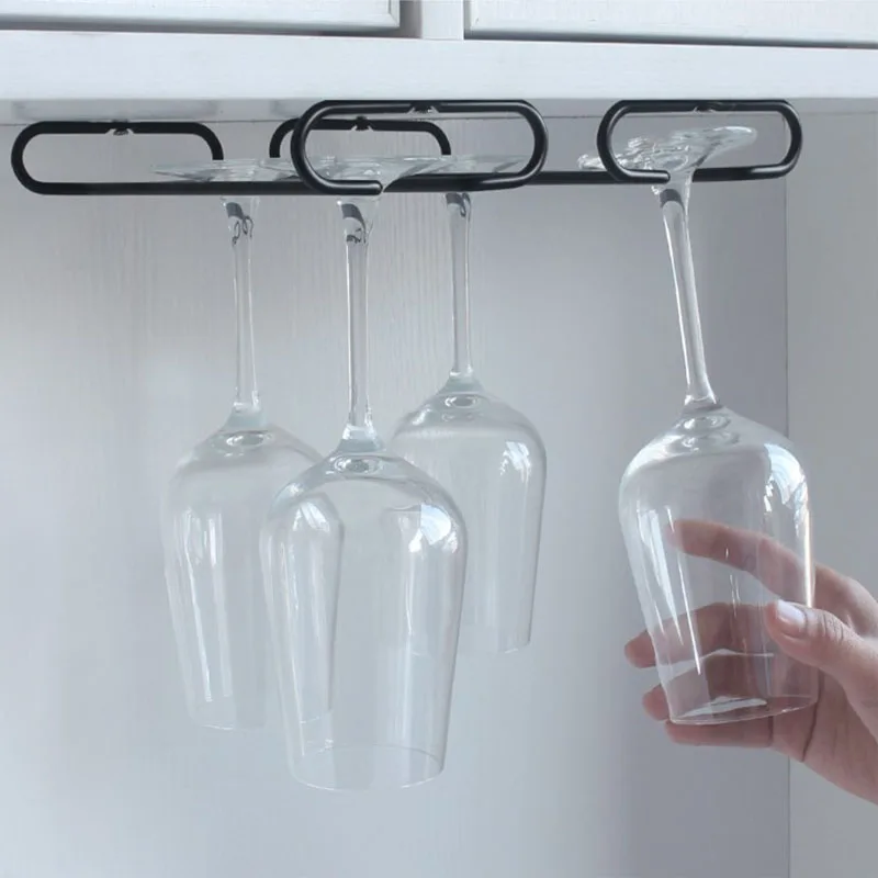 

Stainless Red Wine Glass Holder Inverted Hanging Storage Rack Goblets Hanger Rack Decoration Hanging Wine Cabinet