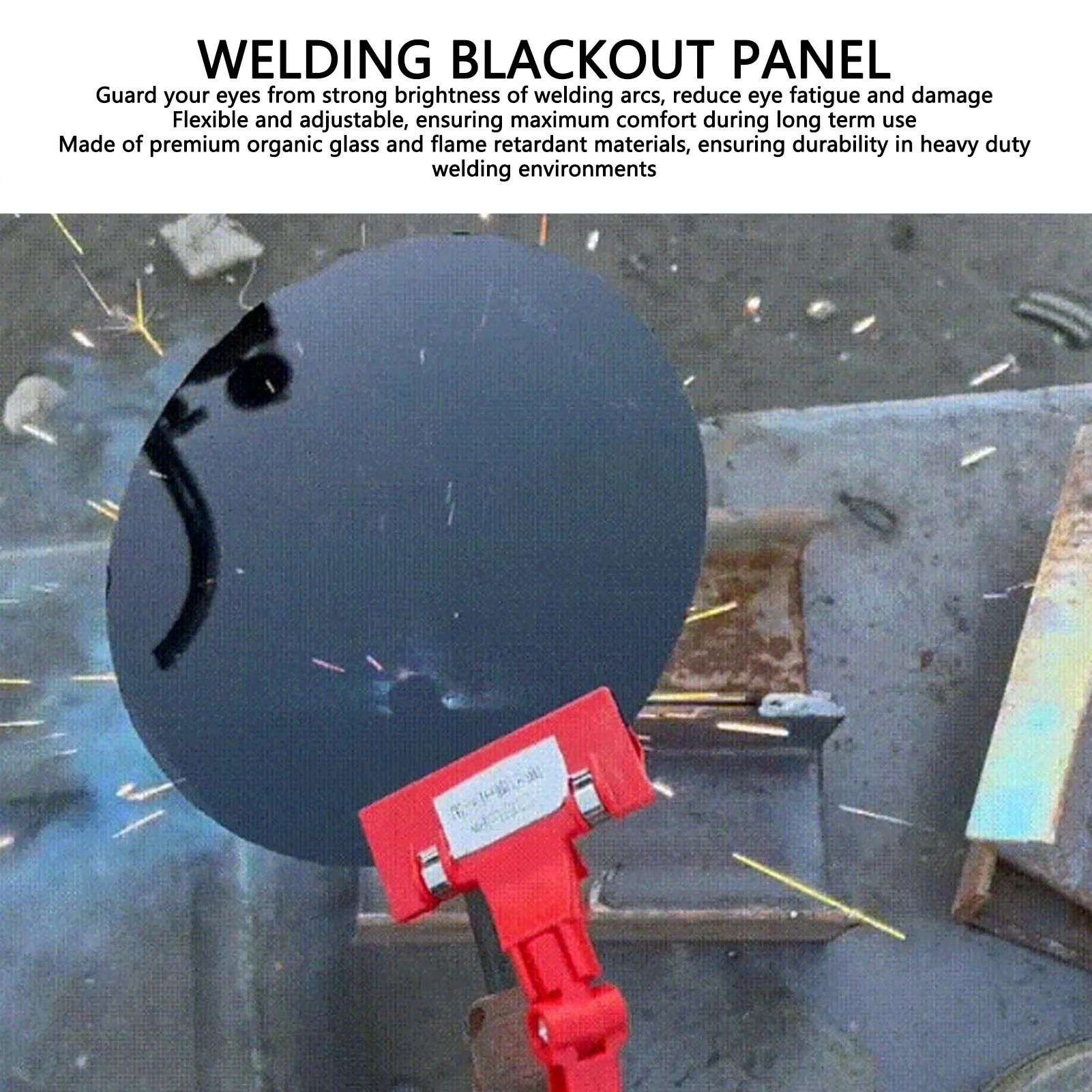 18cm Round Welding Blackout Panel Arc Welding Shading Cover Strong Light Protective Shield Welding Safety Tool