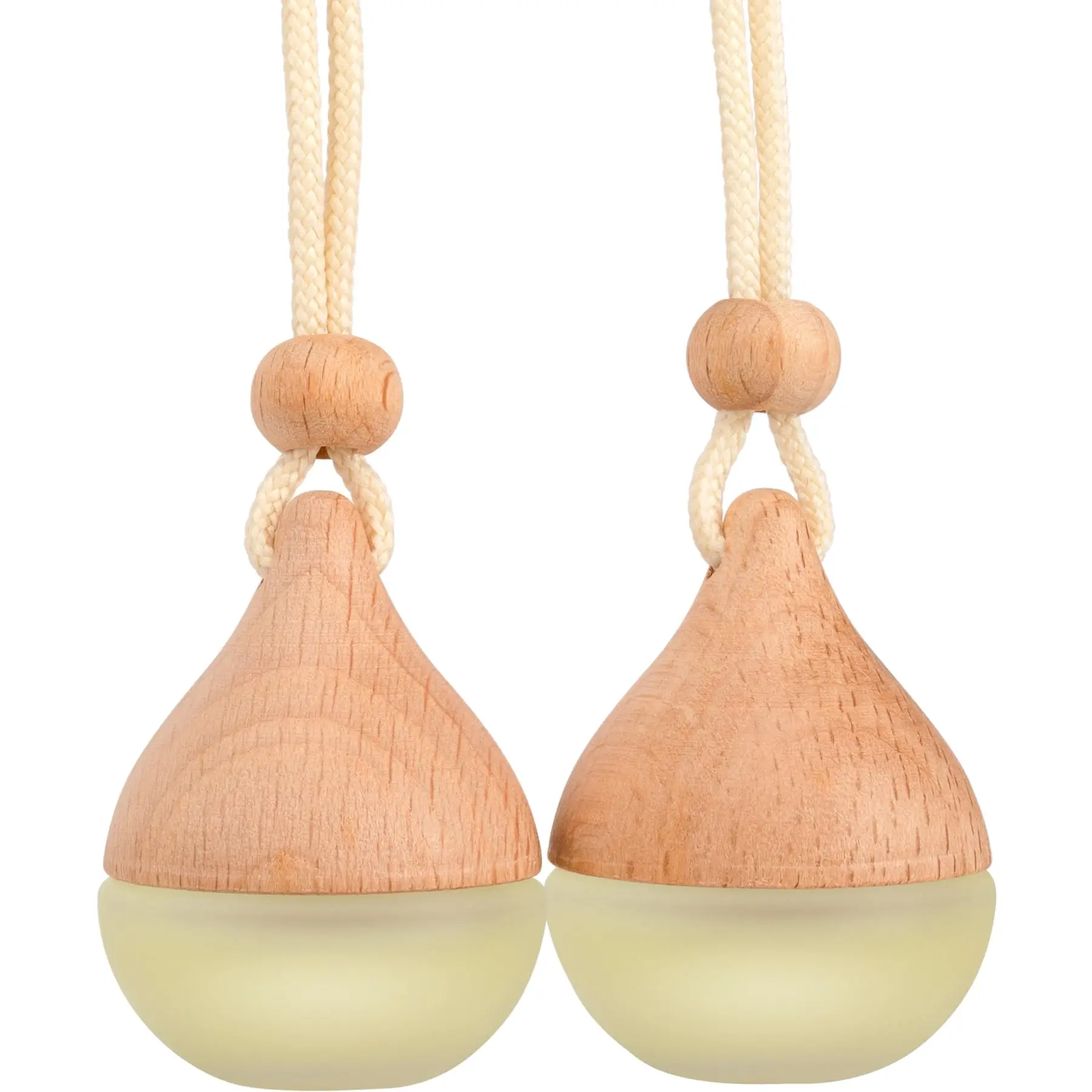 

50 Pcs Car Air Freshener Hanging Bottle Empty Glass Perfume Diffuser Bottles Refillable Car Air Freshener PendantFragrance Vials