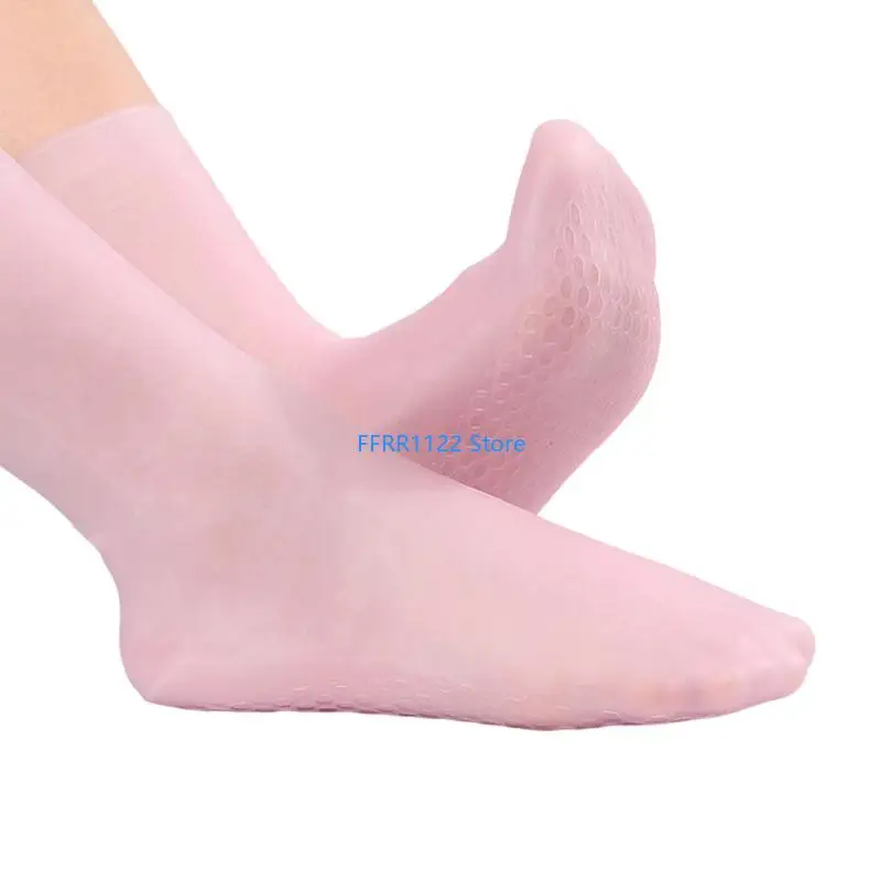 

Y1UF 1 Pair Silicone Socks For Daily Foot Spa And Skin Nourishment for Women and Men