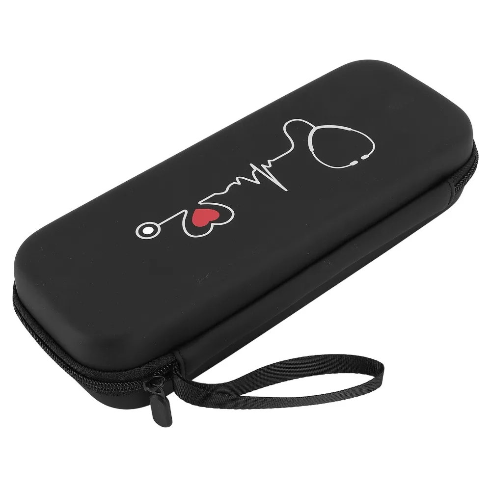 

Black Stethoscope Case Hard Case with Mesh Pocket Stethoscope Carrying Case for Littmann Classic III Lightweight II S.E