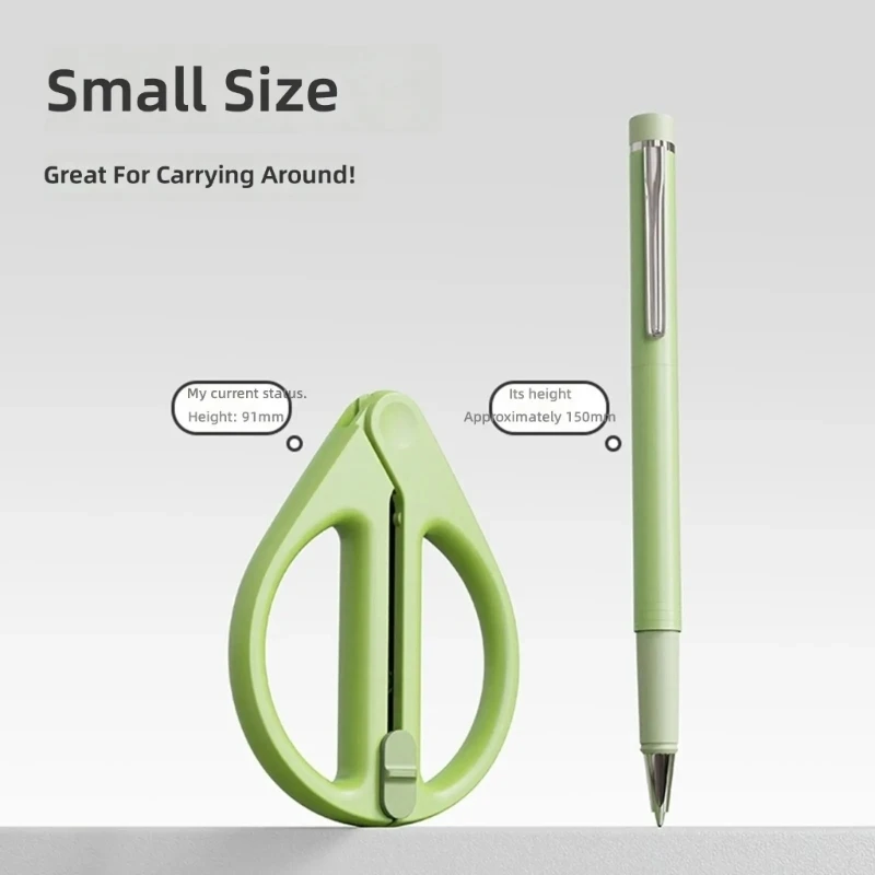 Artist Grade Paper Cutting Art Scissors Foldable Trimming Scissors With ABS Handle And Space Saving Retractable Features