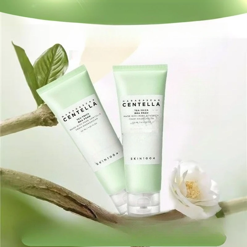 SKIN 1004 Centella Poringening Schiuma detergente profonda Controllo olio Sbiancamento Antiossidante Detergente idratante viso per punti neri