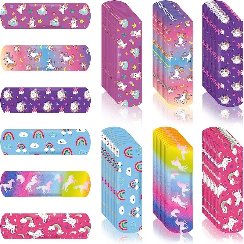 

60pcs/set Cartoon Band Aid Kawaii Wound Plasters for First Aid Dressing Patch Adhesive Bandages Strips Waterproof Woundplast