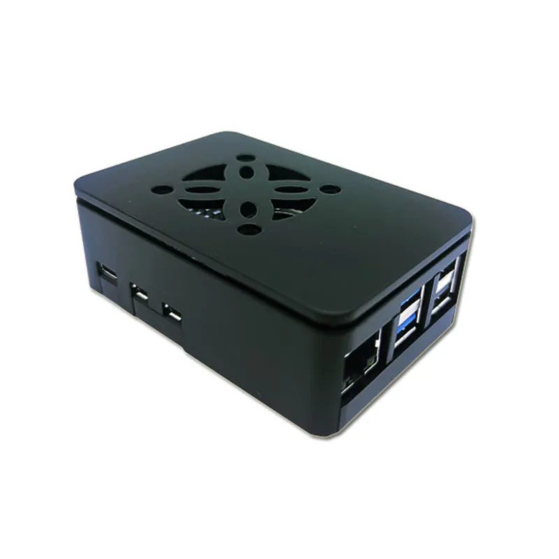 Raspberry Pi 5 Case ABS Shell Enclosure Box Black Housing compatible for Active Cooler for RPI 5 Pi5