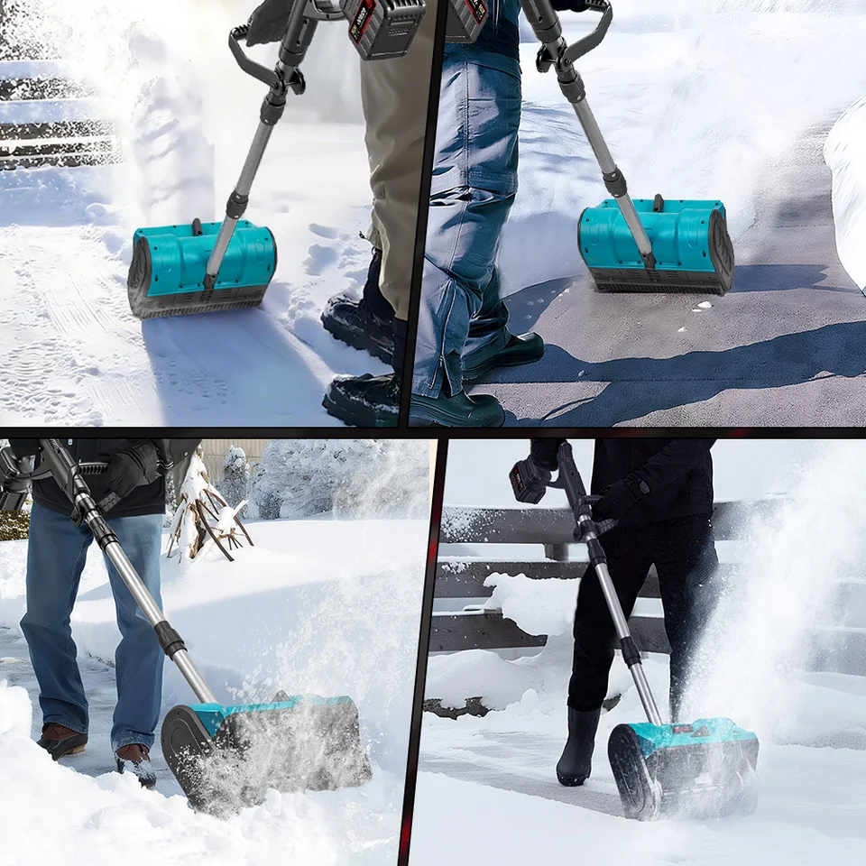 ONEVAN 2500W/3000W ブラシレス電動除雪機/雪かき機 コードレス清掃