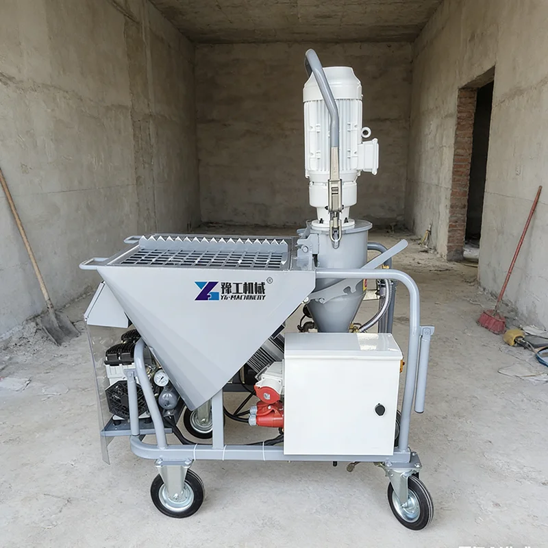 Customized Gypsum Spraying Machine Automatic Plaster Sprayer Wall Plastering Machine Cement Mortar Spraying Equipment
