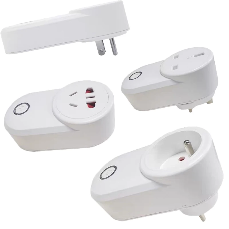 Tuya ปลั๊กอัจฉริยะ WiFi ซ็อกเก็ต10A/16A UK,สมาร์ทจับเวลา,APP และเสียงและรีโมทคอนโทรล