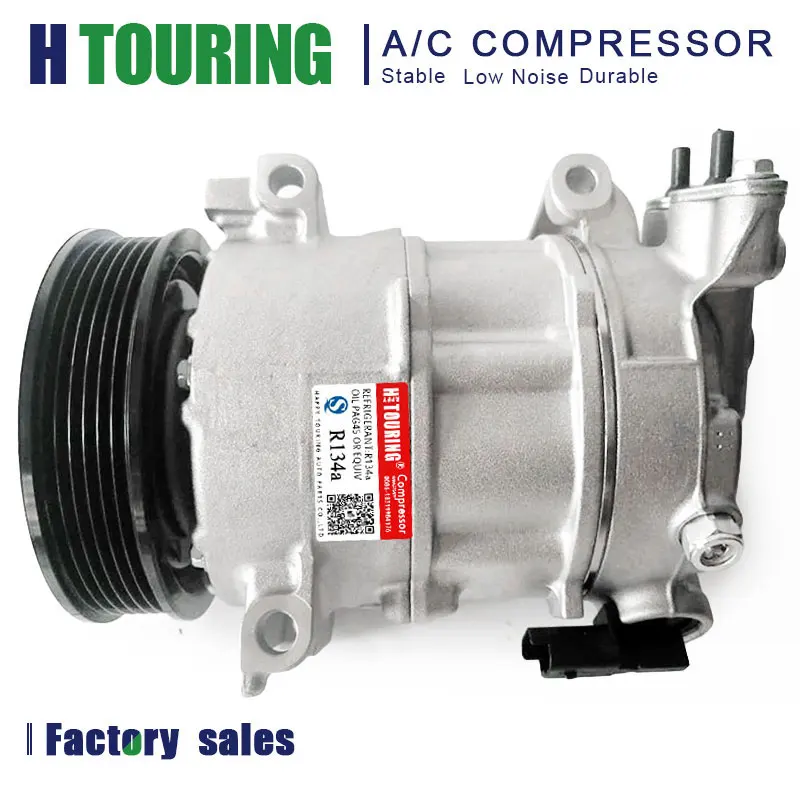 AC Compressor For Citroen C4  Peugeot 3008 308 Air Conditioning 6SEL16C 6453WH 6453YQ 447150-0220 447260-1930 6453WH 9659855880