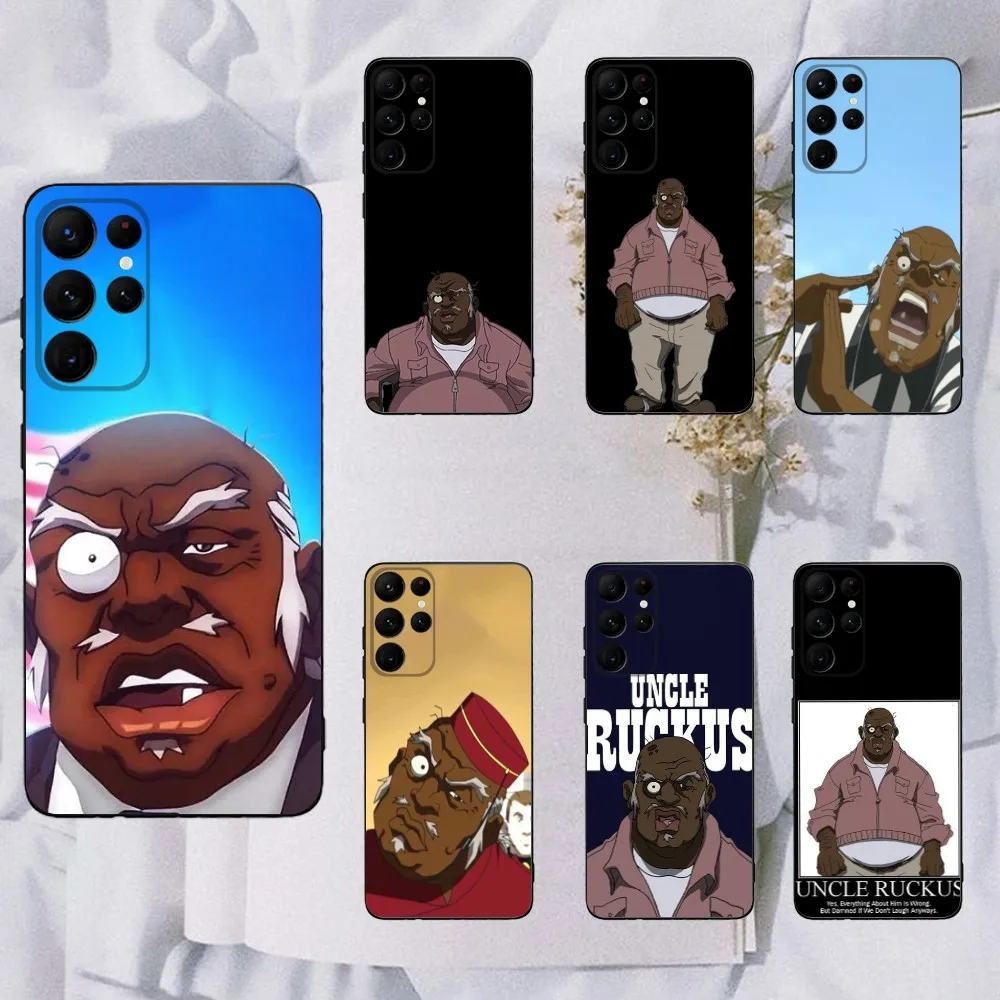 

The Boondocks uncle ruckus Phone Case For Samsung Galaxy A20,A21s,A22,A31,A32,A52,A53,A72,73,A80,A91 Soft Black Cover