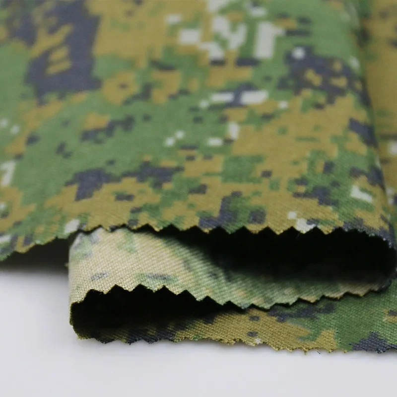 

Полиэстер, хлопок, саржевая ткань, антистатическая, Тайвань, Китай, цифровая камуфляжная ткань, военный тактический костюм лягушки, сделай сам