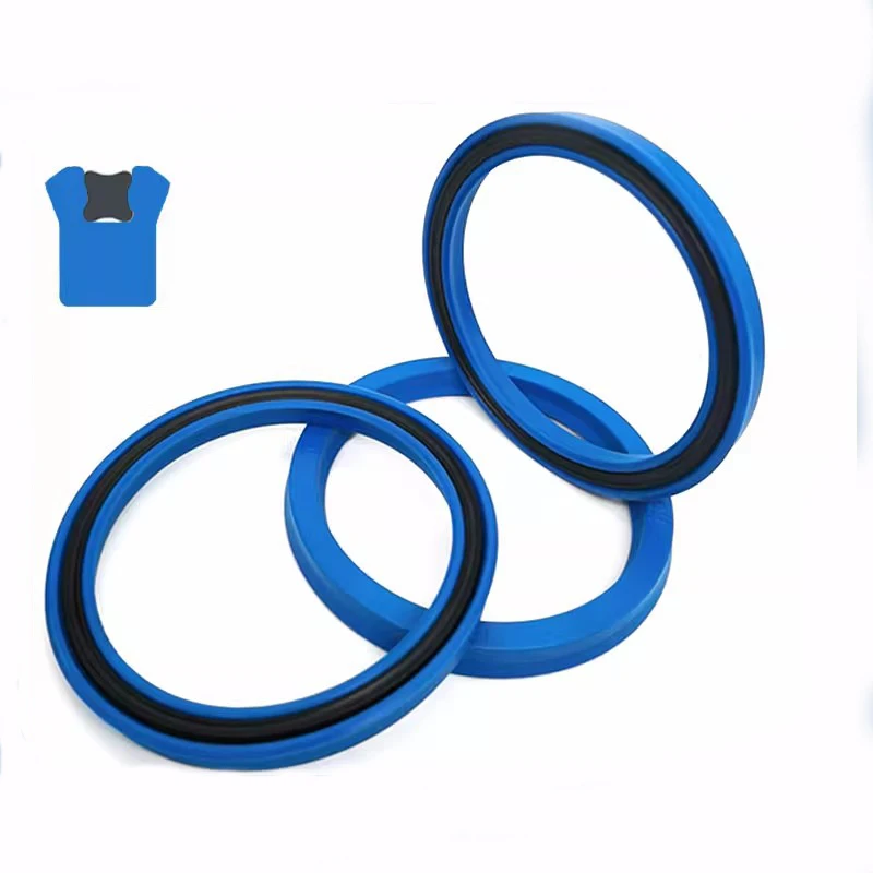 1PC U+S MPS UN+X Reinforced Main Oil Seal Excavator Hydraulic Combination Oil Seal with X-ring High Pressure Wear Resistant