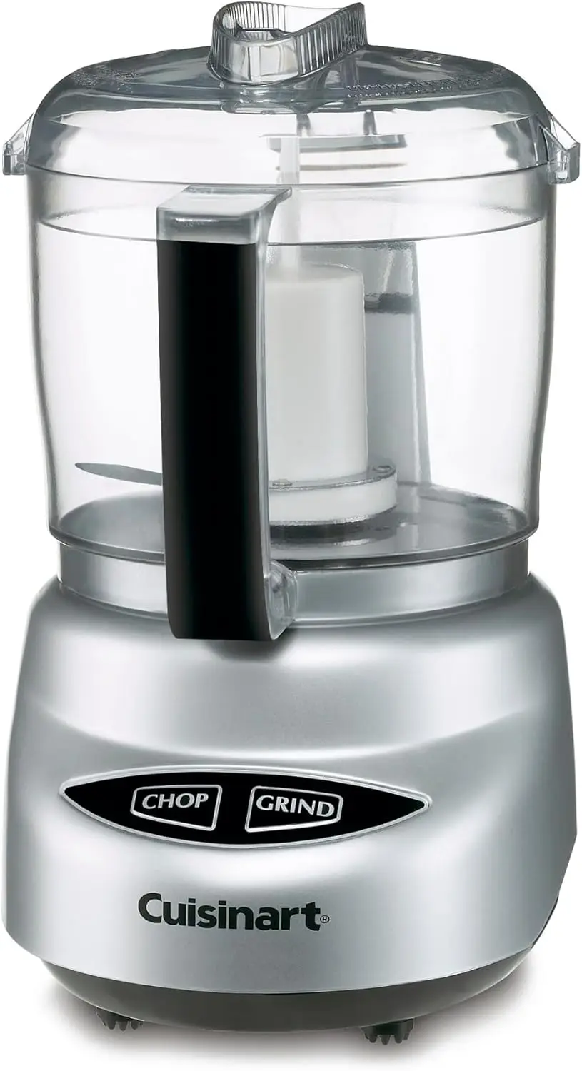 Food Processor, Mini-Prep 3 Cup, 24 oz, Brushed Chrome and Nickel, DLC-2ABC