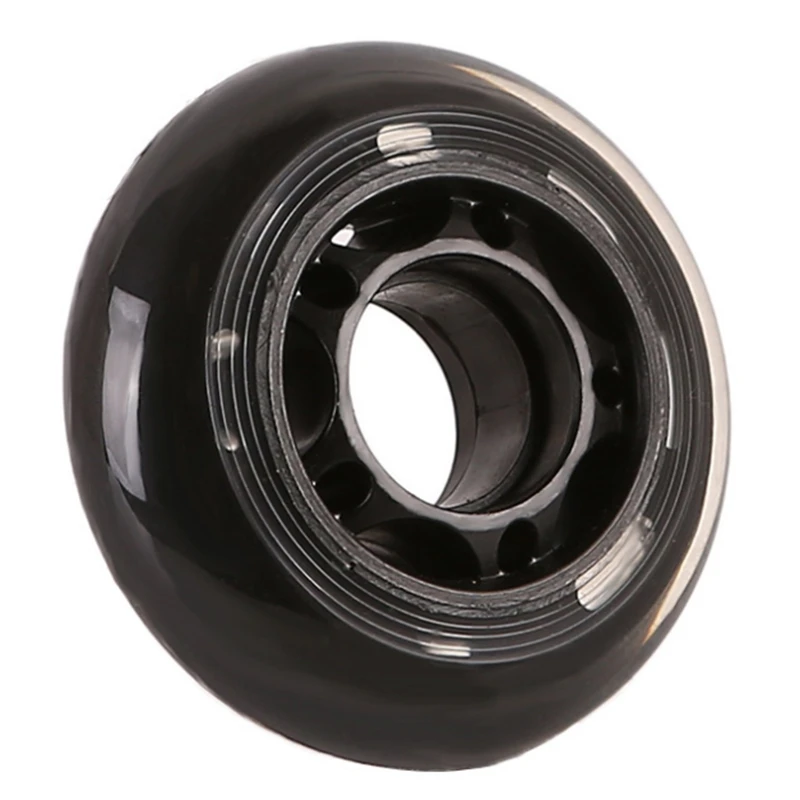 4 ชิ้น Roller Skates ล้อยาง Anti - Skid Mute สวมใส่ Roller Skates Roller Skate อุปกรณ์เสริม Rich