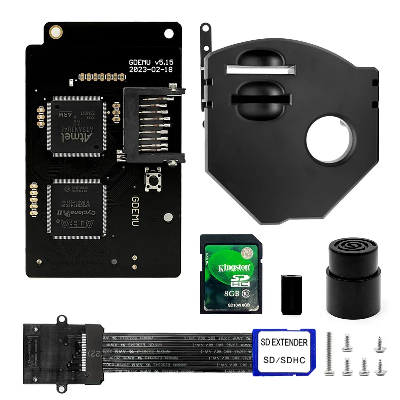 GDEMU 5 20 V5.15/5.15b/5.20.5 Optische Drive Emulatie Board en Remote Card Mount Kit voor DC Console Voor SEGA Dreamcast DC VA1