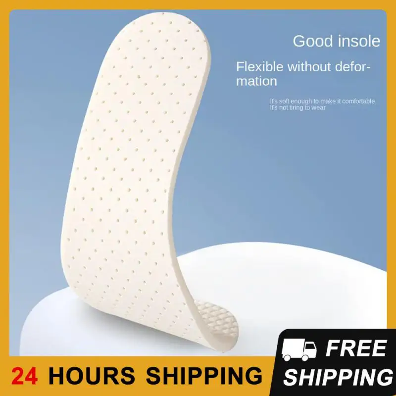 

Latex Insole Latex Material Emulsion Anti-pain Insole Absorb Sweat Breathable And Sweat-absorbing Easy To Rebound Deodorant