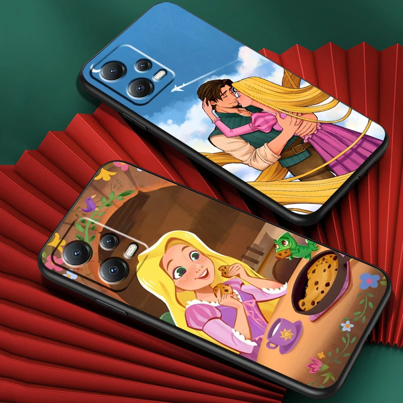 Princess Couple Disney For Xiaomi Redmi Note 13 12R 12 12S Turbo 11 11T 11S 10 10S Pro Plus 5G Black Funda Phone Case