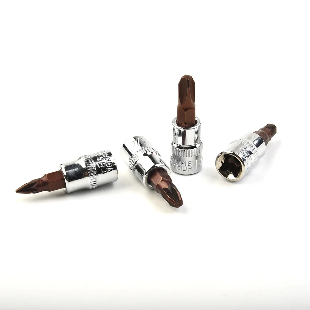 

Practical High Quality Screwdriver Bit Bit Drive PH1 PZ3 For Inner Hex Sockets PH2 1/4 Inch Chrome Vanadium Steel
