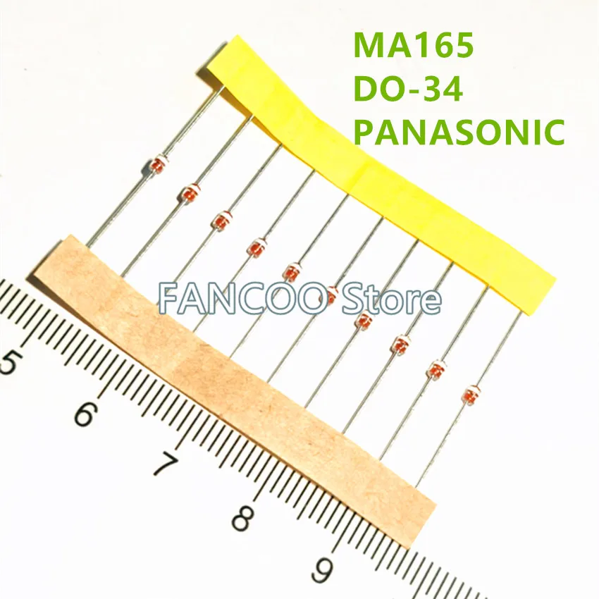 MA165 DO-34  MA2C165 MA165-TA5 MA166 MA2C166 MA166-TA5 DO34 NEW Original  Switching Diodes Silicon epitaxial planar BZX79-B13