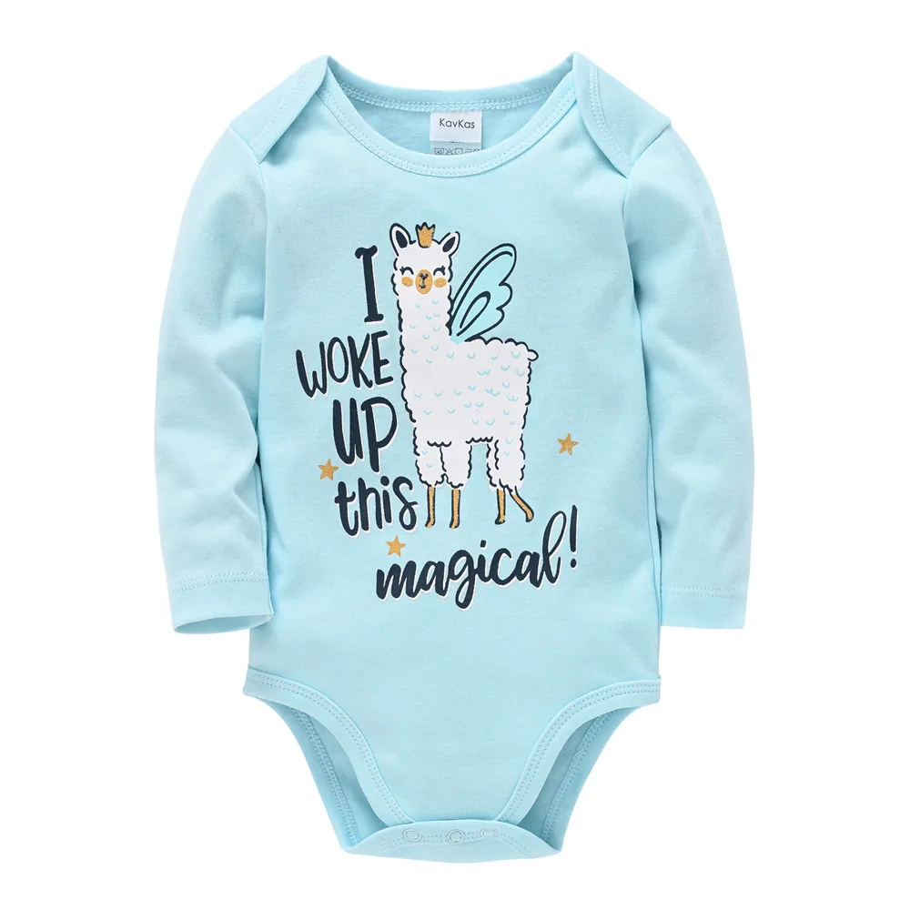 

Newborn Baby Boy Girls Clothes Full Sleeve 100% Cotton Alpaca Design Infant Bodysuit 0-12 Months bebe Clothing