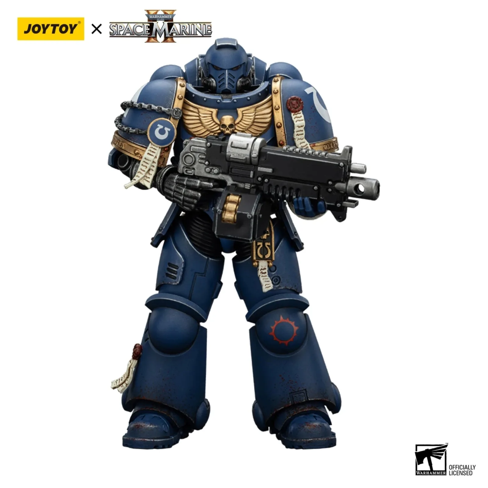 JOYTOY Warhammer 40K 1/18 Action Figure Ultramarines Brother Chairon Collectors Edition Anime Modello Militare Giocattolo