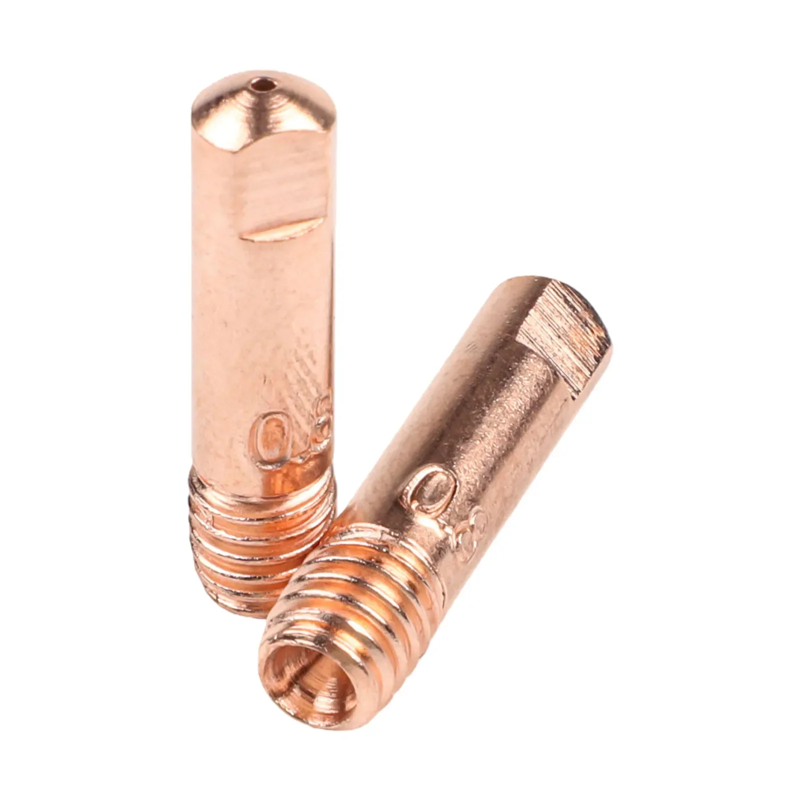 0.030 0.8mm MIG Welding Tips Copper Tips For Welding Machine Copper Weld Tips Compact Portable Design Compatible With 15AK