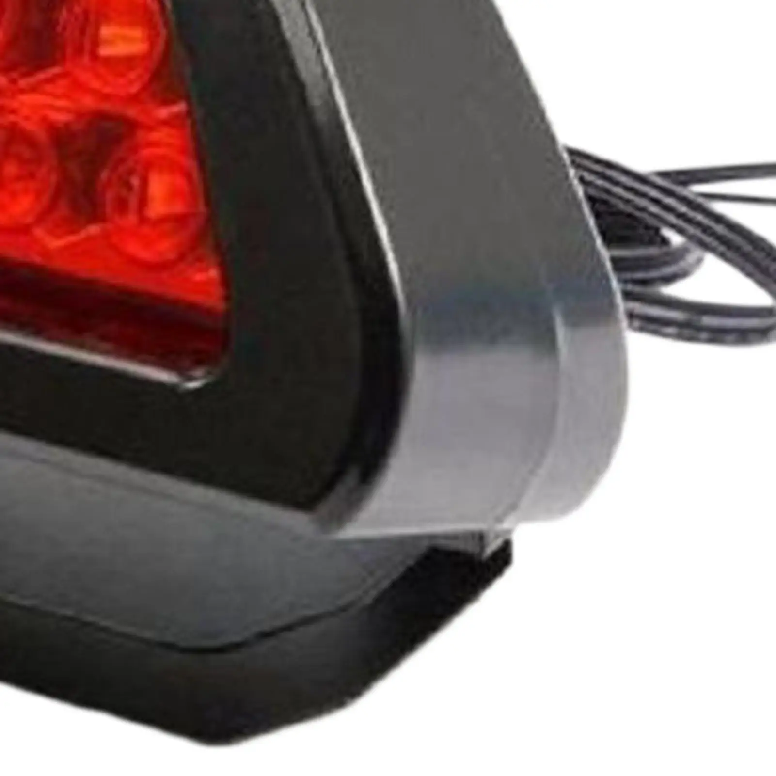Brake Tail Light Universal Weatherproof Triangular LED Rear Lamps Automotive Safety Brake Tail Light For Garage Highway Parking
