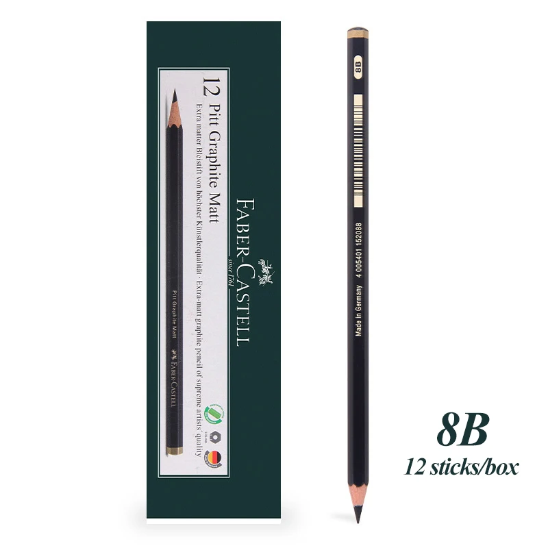 Faber-Castell Matte Schetspotlood Schilderkunst Grafietpotloden Schaduw Schrijven Schets Tekening Ontwerp Kunstbenodigdheden