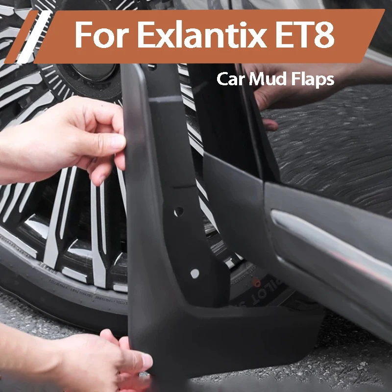 For Esteo Exlantix ET8 Exeed ET8 2026 2027 Wheel Mud Flaps Rear Wheel Liner Anti Mud No Drilling Installation