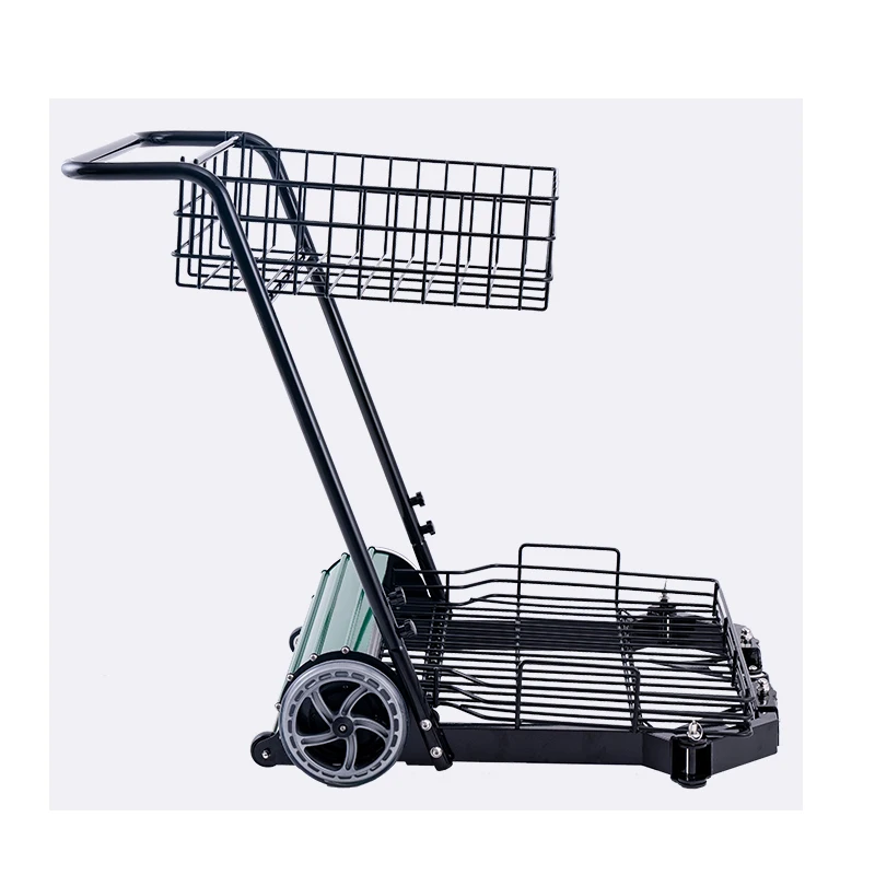 سلة قادوس كرة التنس سهلة الالتقاط والتخزين مع مقبض وعجلات لمدربي التنس وتدريبات النادي