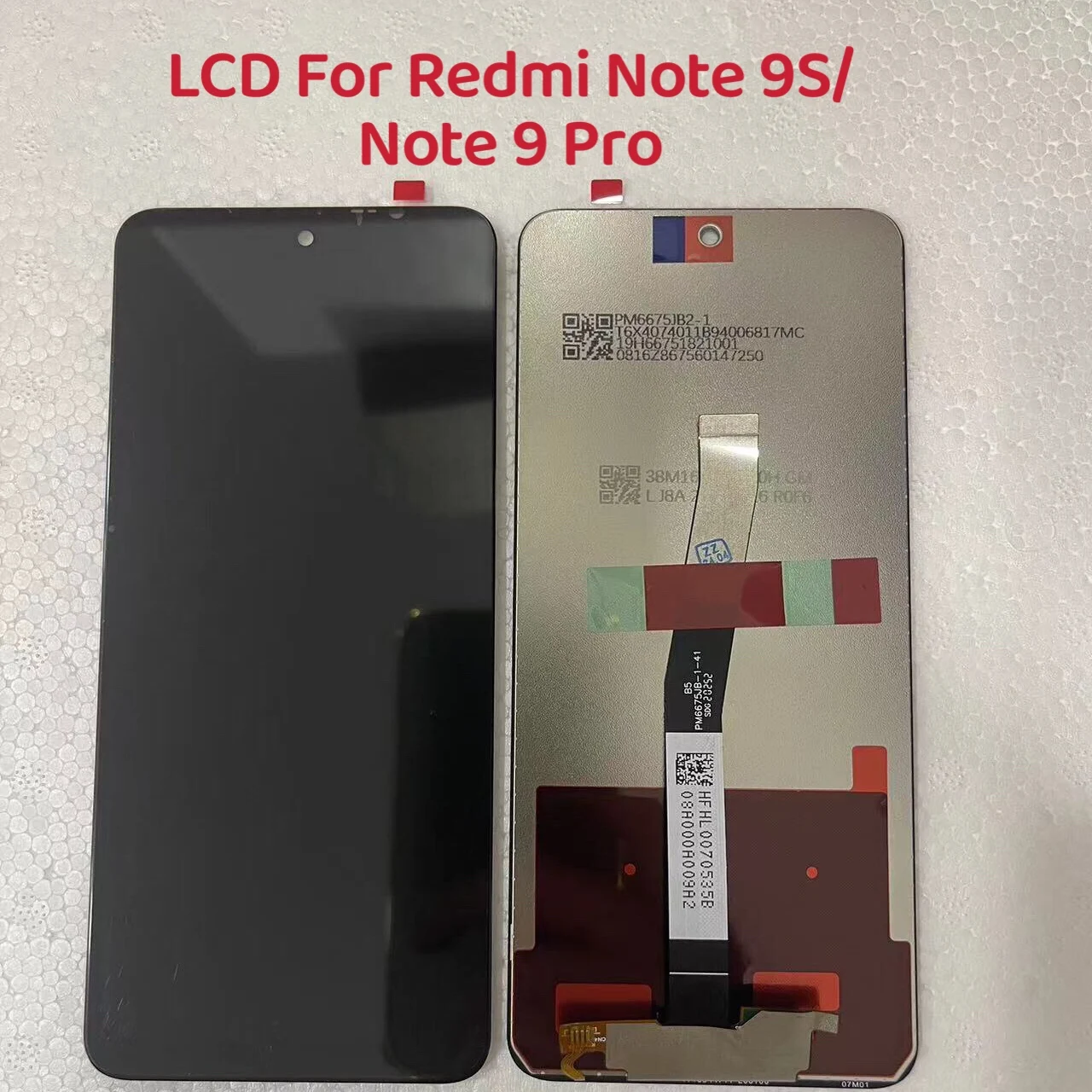 Tested 6.67” LCD Display For Redmi Note 9S LCD Display Touch Screen Digitizer for Redmi Note 9 Pro M2003J6A1G LCD Replacement