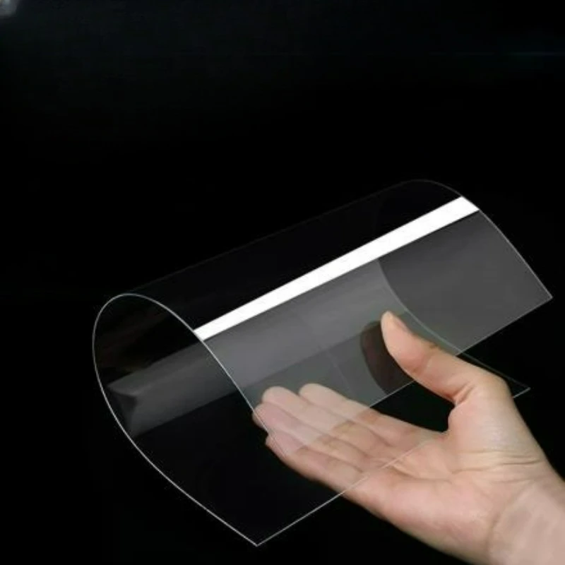 10pcs Thickness 0.2/0.3/0.4/0.5/0.6/0.8mm High Transparent PVC Plate Clear Hard Plastic Sheet 210X297mm