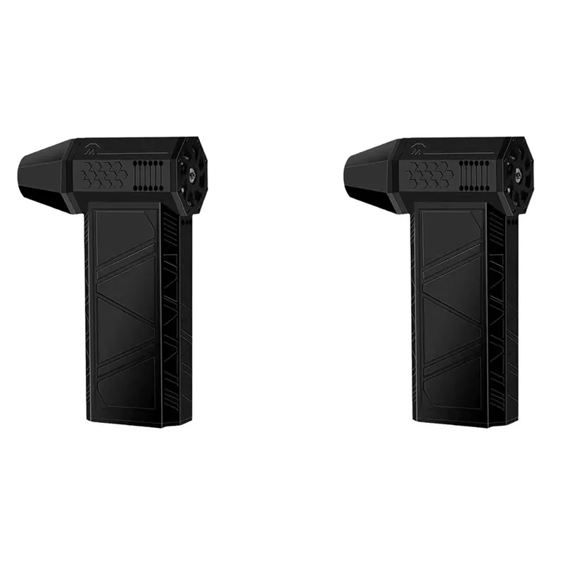 

Fresh 2X Violent Turbo Fan 130000 RPM Handheld Brushless Motor Three-Speed Adjustment Industrial Duct Fan Violent Blower Black