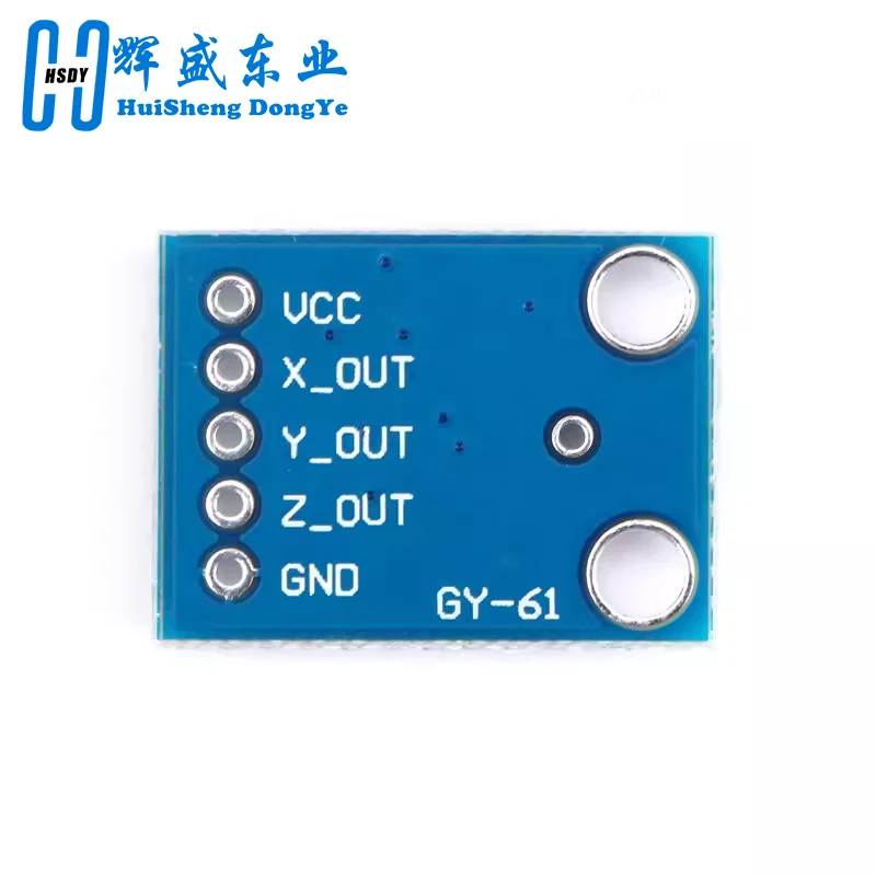 Imagem -06 - Três Eixos Módulo Acelerômetro Aceleração Triaxial Sensor de Ângulo de Gravidade Faça Você Mesmo Placa Eletrônica 3v5v Gy61 Adxl335