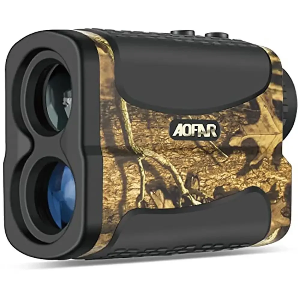 Range Finder 700 Yards Waterproof Archery Rangefinder Bow Hunting Speed Mode CR2 Battery Carrying Pouch Compact Lightweight